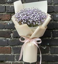 Букет цветов из:  Гипсофила в Васильевском Моху