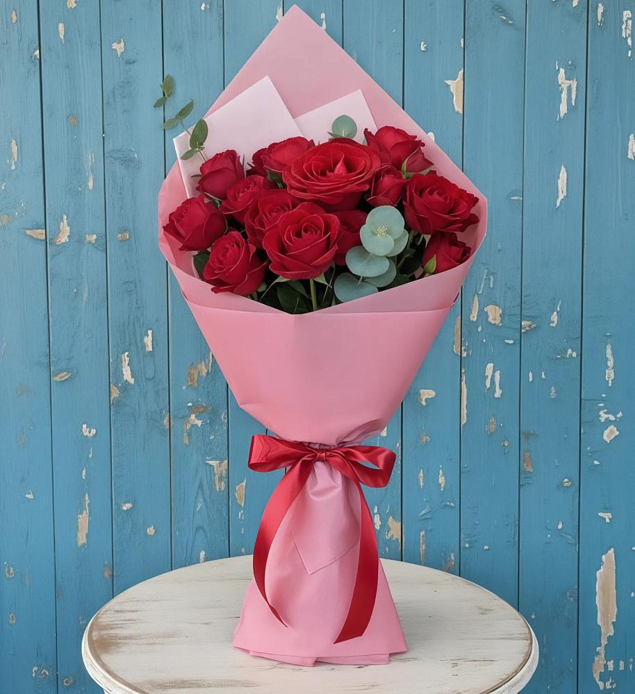 Букет цветов из: Розы в Васильевском Моху