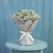 Букет цветов из:  Гипсофила в Васильевском Моху