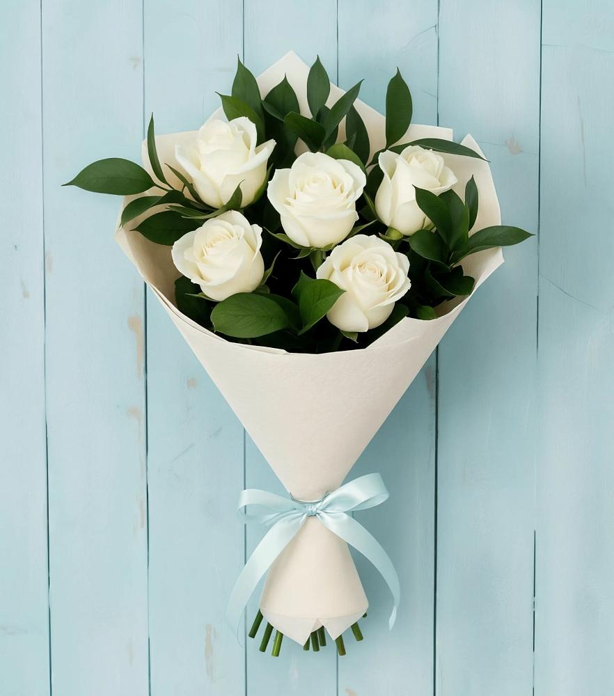 Букет цветов из: Розы в Васильевском Моху