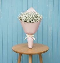 Букет цветов из:  Гипсофила в Васильевском Моху