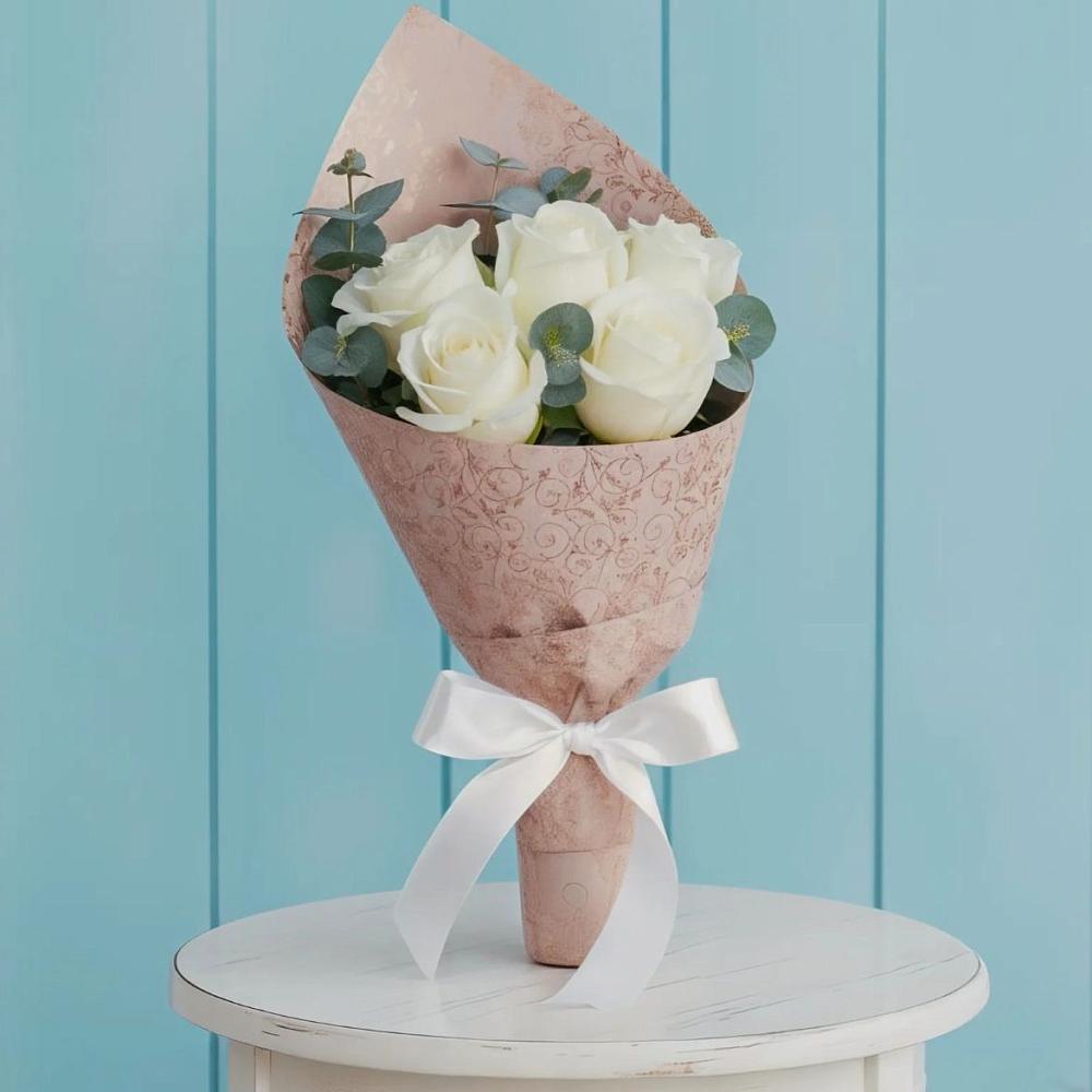 Букет цветов из: Розы в Васильевском Моху