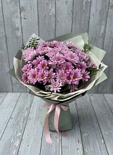 Букет цветов из:  Хризантемы в Васильевском Моху