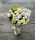 Букет цветов из: Альстромерии, Розы и Хризантемы в Васильевском Моху