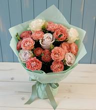 Букет цветов из:  Розы в Васильевском Моху