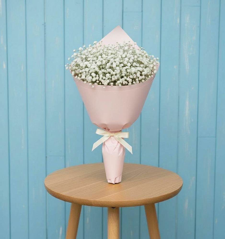 Букет цветов из: Гипсофила в Васильевском Моху