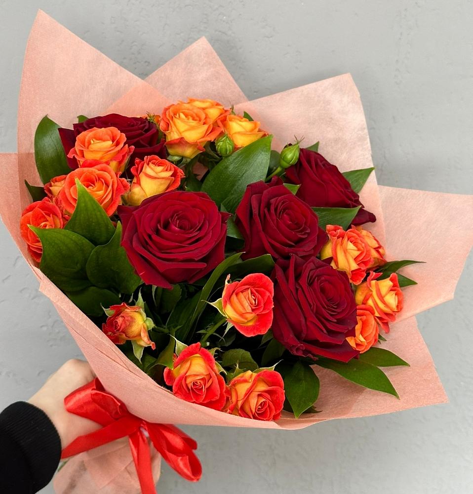 Букет Любовь и восторг в Васильевском Моху