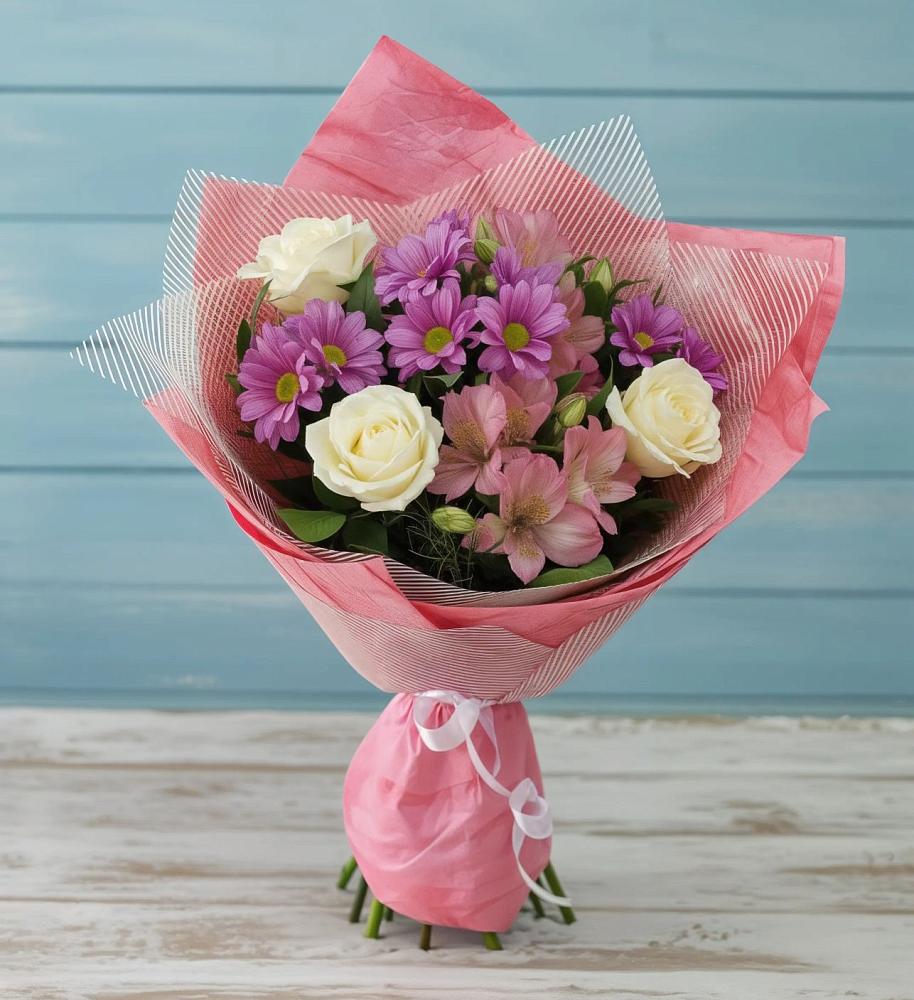 Букет цветов из: Герберы в Васильевском Моху