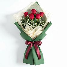Букет цветов из:  Розы в Васильевском Моху